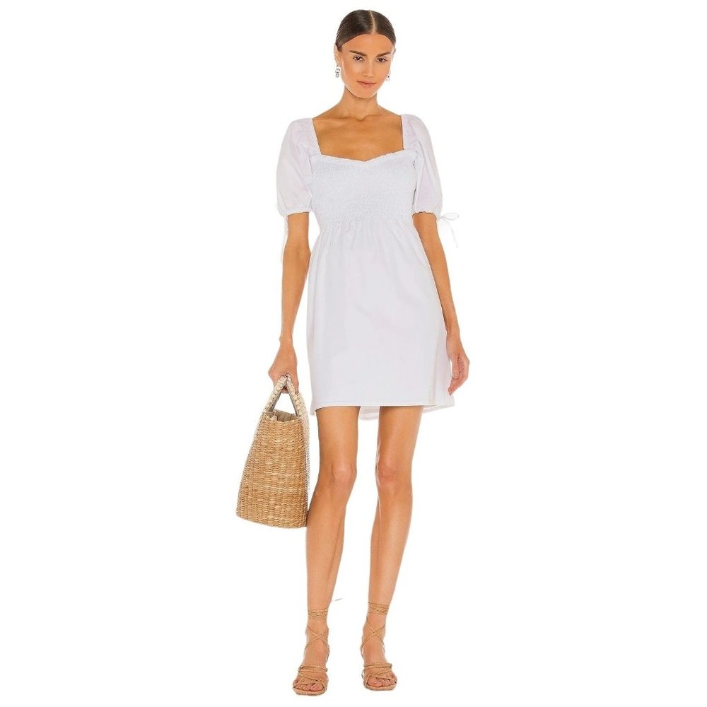 Faithfull the Brand White Mini Dress